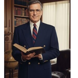 VINTAGE PREMIUM 90s LANDS END 100% WOOL NAVY DOUBLE BREASTED BLAZER 40L USA